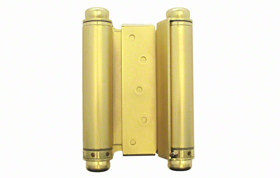 1303-4-5 - 5" Satin Brass Double Acting Spring Hinge