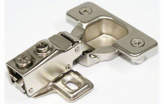 243-1063 - 110 Degree Soft-closing Doweled 5/8" Overlay Short Arm Hinge