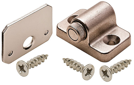 246.15.600 *KIT* - 3/4"L Nickel Inset Adjustable Magnetic Catch