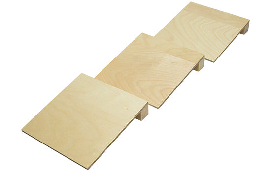 2505330372 - 5-3/8"W x 16-11/16"D Birch Wood 3-Piece Slanted Spice Insert for StraightLine Drawer Organizer System