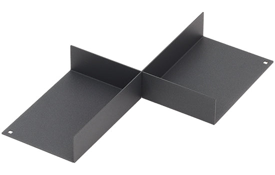 2505499844 - 11-1/4"W x 7-3/4"D Graphite Black Metal Drawer Box Cross Insert for StraightLine Drawer Organizer System