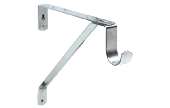 805.39.202 - 12-3/16" Chrome Round Adjustable Steel Shelf & Rod Support