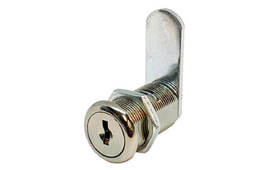 960-14A-MK-D301 - 1-3/4" Nickel Disc Tumbler Cam Lock for 1-7/16" Material - Keyed Alike Key D301