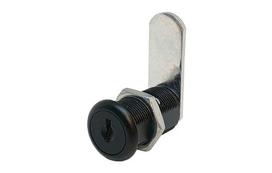 961-US19-C346A - 2" Black Disc Tumbler Cam Lock for 1-13/16" Material - Keyed Alike Key C346A