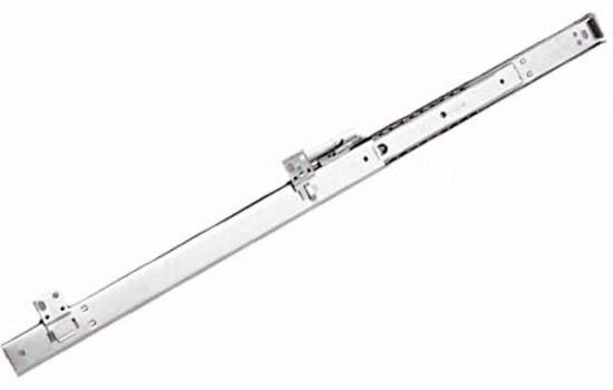 AC340-248-18D - 18" Zinc Side Mount Full Extension Butcher Block Slide - 110 Lbs Weight Rating
