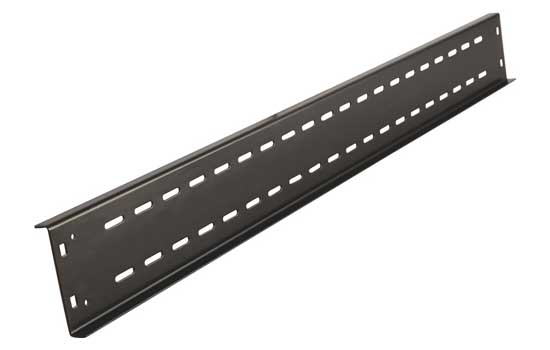 AC4180-0408XE - Black Accuride Hinge Carrier Strip Kit for 1432 Flipper Door (2 hinge carrier strips, 3 connector clips, screws)