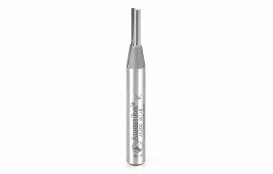 AM45200 - 2 Flute 1/8" Diameter x 1/4" Shank Plunge Router Bit