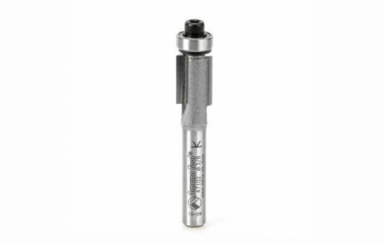 AM47102 - 2 Flute 3/8" Diameter x 1/4" Shank Flush Trim Router Bit