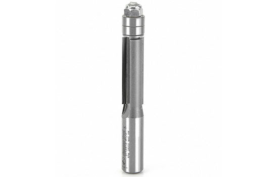 AM47124-2 - 2 Flute 1/2" Diameter x 1/2" Shank Double Ball Bearing Trim Router Bit