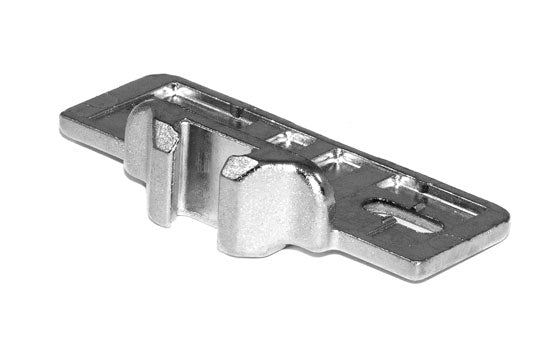 B130112002 - 1-1/8" Overlay Screw-on Edge Mount Baseplate for Compact Hinges