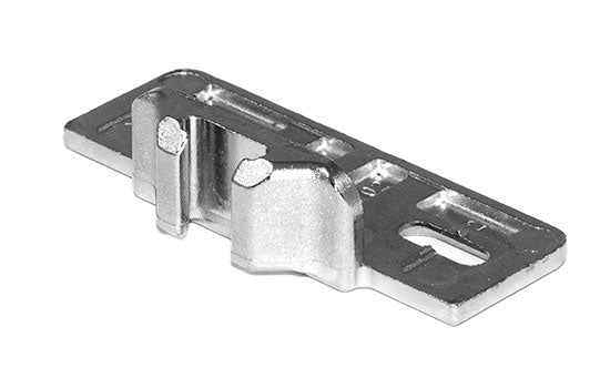 B130113002 - 1-1/4" Overlay Screw-on Edge Mount Baseplate for Compact Hinges