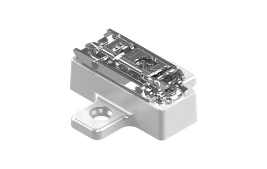 B173H9100.08 - 13mm Screw-on Cam Adjustable Wing Baseplate for Cliptop Hinges