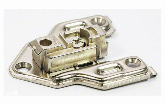 B175H6060 - 6mm Screw-on Cam Adjustable Face Frame Baseplate for Cliptop Hinges