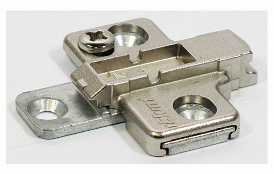 B175H7100 - 0mm Screw-on Wing Baseplate for Cliptop Hinges