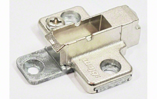 B175H9160 - 6mm Screw-on Wing Baseplate for Cliptop Hinges