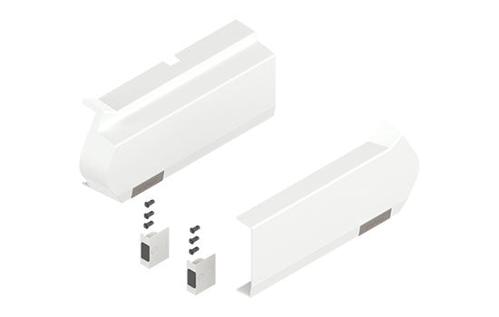 B21F8020-SW - Silk White Aventos HF Series Cover Set for Servodrive Applications with Switches