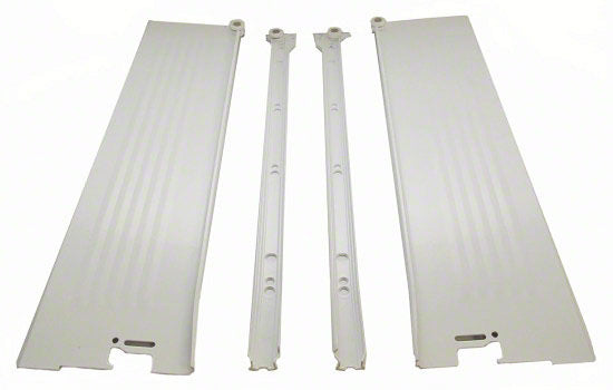 B320K500C15 - 20" Length x 4-5/8" Height 3/4" Extension White Metabox - Blumotion Compatible