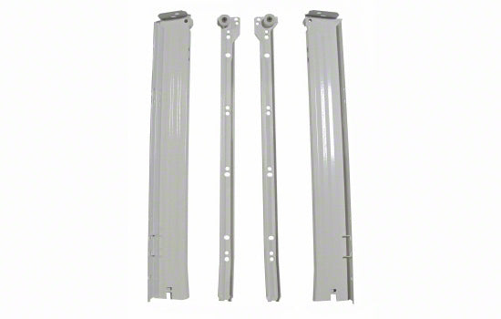 B320N450C15 - 18" Length x 2-1/8" Height 3/4" Extension White Metabox - Blumotion Compatible