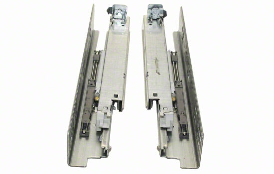 B563F3050B - 12" Soft-close Full Extension Zinc F-series Tandem Drawer Slide for 3/4" Material - 100 Lbs Weight Rating