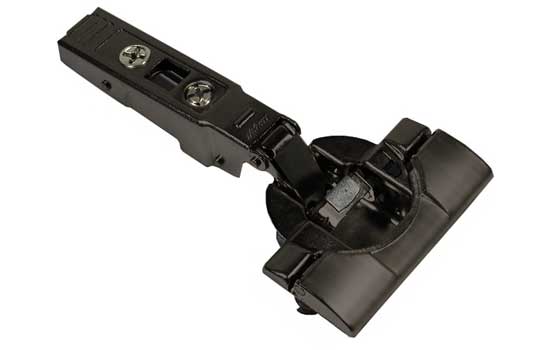 B71B9590BK - 95 Degree Soft-closing Inserta Overlay Onyx Black Hinge