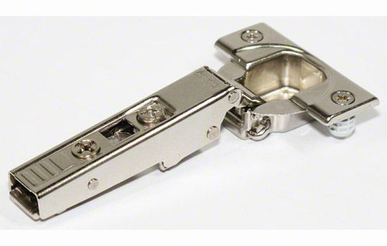 B71T3580 - 110 Degree Self-closing Doweled Overlay Hinge