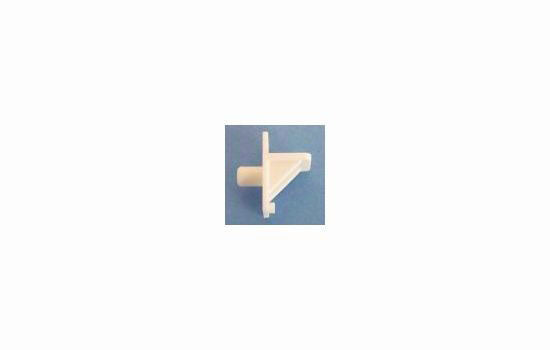 BB1811W32 - 1/4" Pin White Angle Shelf Pin - 100 per box