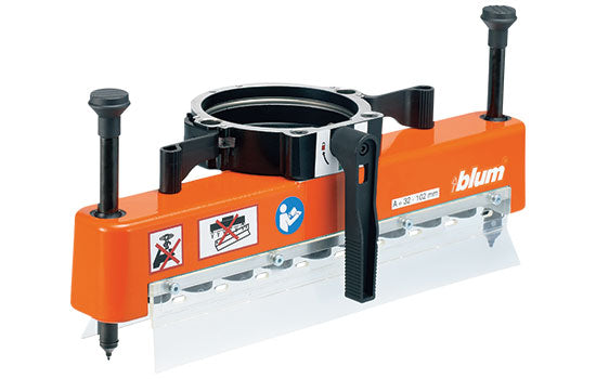 BMZK.190S - 9-Spindle Line Boring Head for Blum Minipress with Quick Connect Chucks