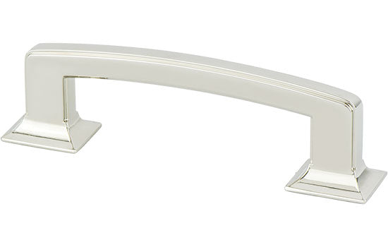 BN4140-1014-P - 96mm Center to Center Polished Nickel Designers Hearthstone Collection Pull