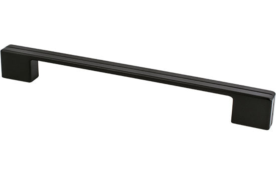 BN9208-1055-P - 224mm Center to Center Black Skyline Collection Pull