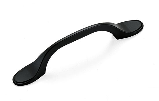 BP21935FB - 3" Center to Center Flat Black Ravino Collection Pull