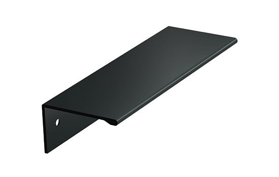 BP36574FB - 96mm Center to Center 4-9/16"L Flat Black Edge Pull