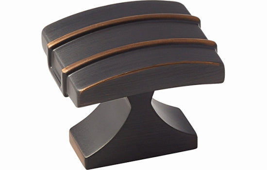 BP36602ORB - 1-1/4" x 1-1/2" Oil-rubbed Bronze Davenport Collection Rectangular Knob