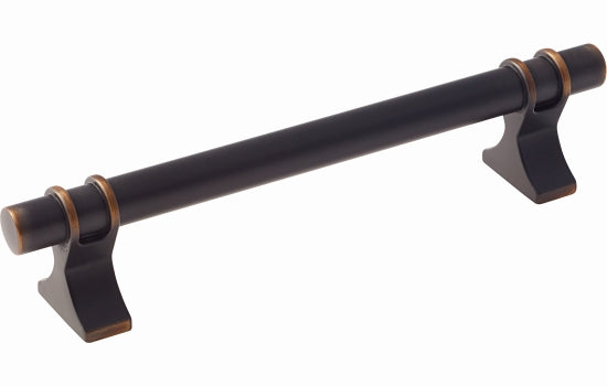 BP36606ORB - 128mm Center to Center 6-9/16" Length Oil-rubbed Bronze Davenport Collection Pull