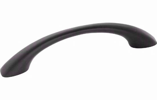 BP53003FB - 96mm Center to Center Flat Black Vaile Collection Bow Pull
