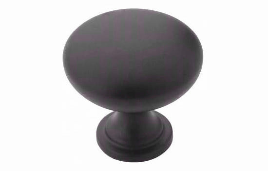 BP53005FB - 1-1/4" Diameter Flat Black Edona Collection Knob