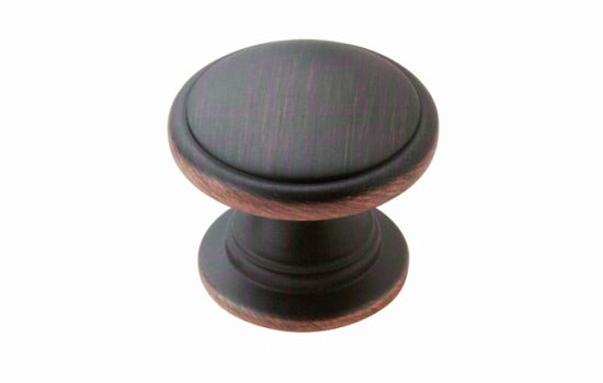 BP53012ORB - 1-1/4" Diameter Oil-rubbed Bronze Ravino Collection Knob