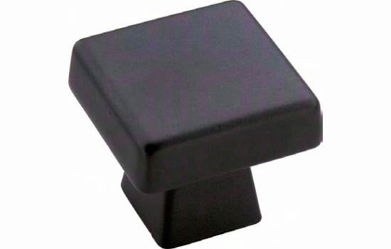 BP55271BBR - 1-3/16" Diameter Black Bronze Blackrock Square Knob