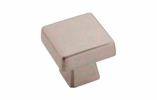 BP55271G10 - 1-3/16" Diameter Satin Nickel Blackrock Square Knob