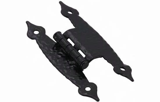 BPR3406CB - 3/8" Offset Free-swinging Black H Hinge
