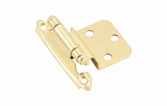BPR3428-3 - 3/8" Inset Self-Closing Polished Brass Hinge