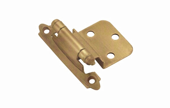 BPR3428BB - 3/8" Inset Self-Closing Burnished Brass Hinge