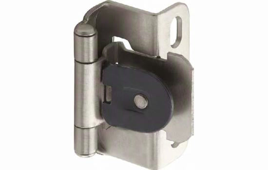 BPR8719G10 - 1/2" Overlay Single Demountable Satin Nickel Hinge