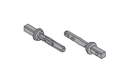 BT60.000D - Gray Synchro Adapter for Tip-on Blumotion