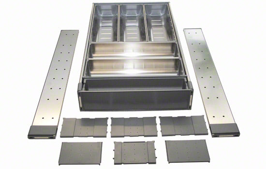 BZHI533TI5A - 18-3/4" - 19-1/2"W Stainless Steel Orgaline Cutlery Organizer for 21" Drawers