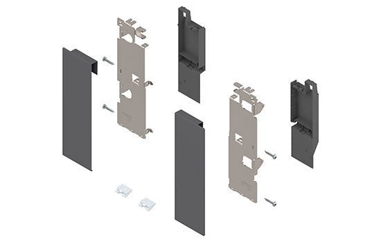 BZI7.3CS0-OGM - Legrabox C Height Interior Front Fixing Bracket for Gray