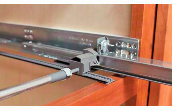BZST.686TU01 - Lateral Stabilizer >24" Drawers for Blum 563/569 Series Tandem Slides