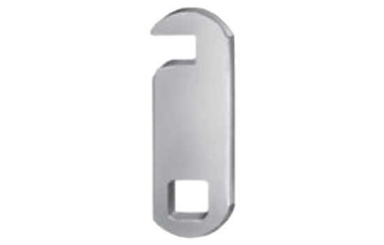 C7008-2C - 1-1/2"L Straight Hook Strike for Disc Tumbler Cam