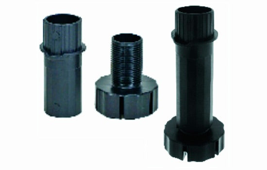 CA415-10P2 - 3-3/4" - 4-3/4" Plastic Leg Leveler with Foot