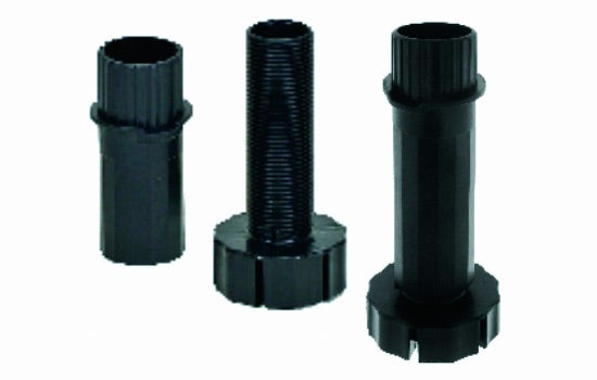 CA418-10P2 - 3-3/4" - 6-1/4" Plastic Leg Leveler with Foot