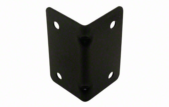 CB90BLK - 2-1/4"L Black Metal Corner Brace